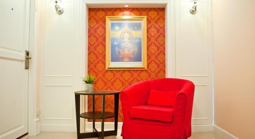 Sabai Dee Minitel Hotell Bangkok Exteriör bild