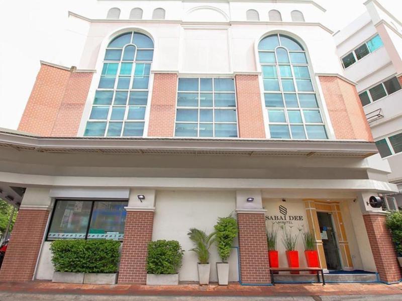 Sabai Dee Minitel Hotell Bangkok Exteriör bild